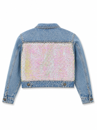 Aspen's sequin Reversible sequin jacket