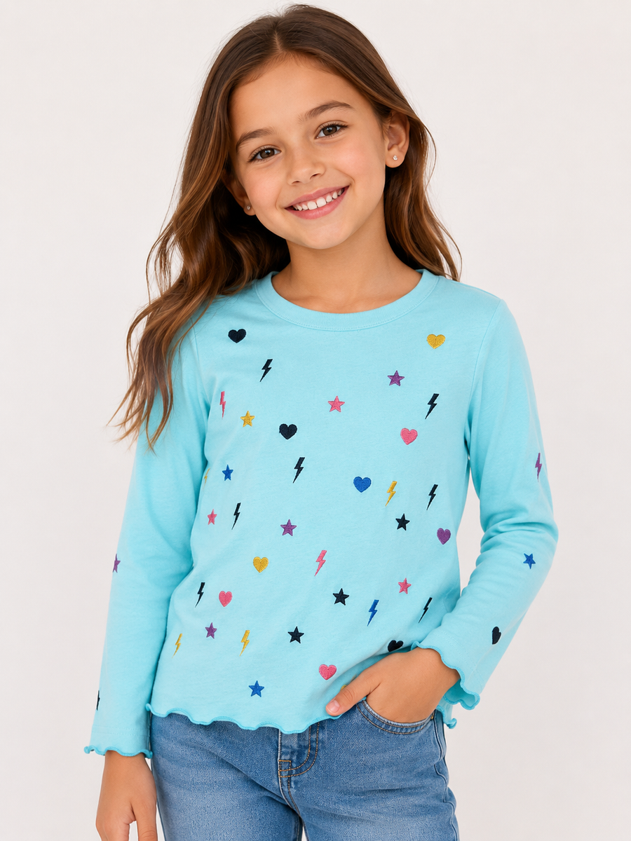 Chaser L/S Stars/Bolts