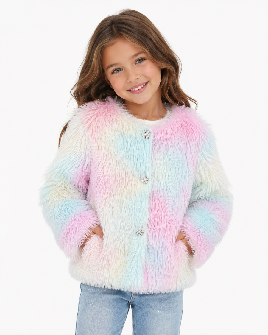 Lola Fur Coat Funfetti