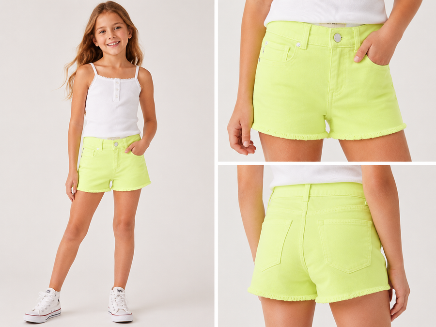 Lucy Shorts: Cut Off Limeade