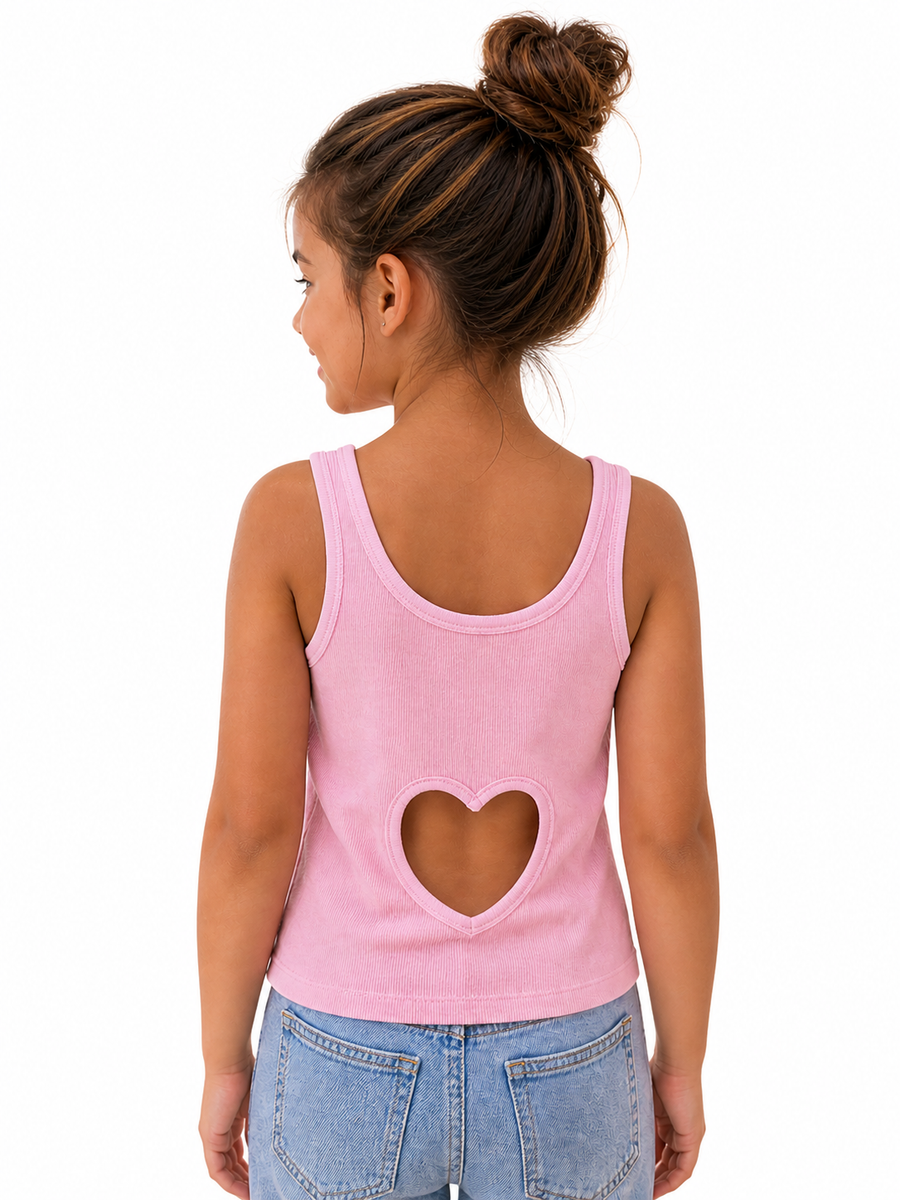 Theme Harlow Heart Tank Pink