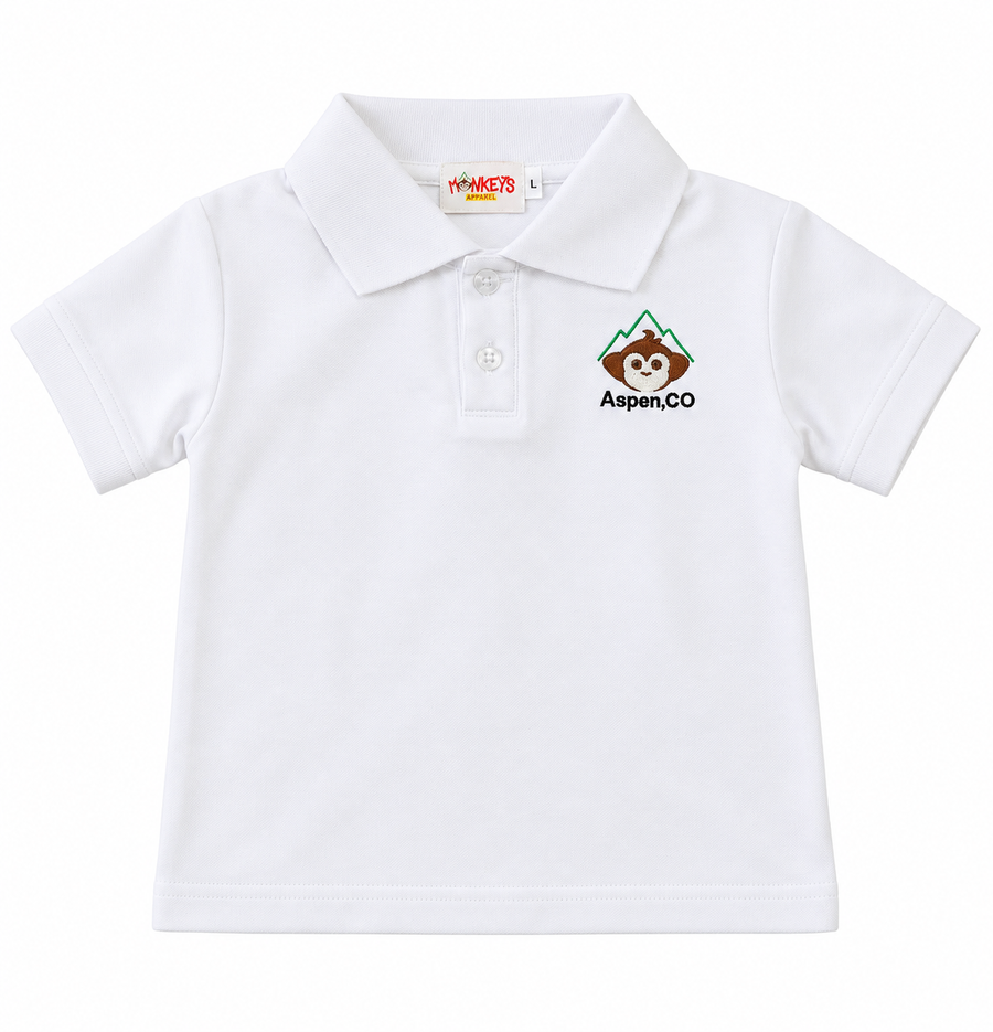 Monkey Polo Aspen White