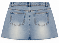 Katie J Miami Skirt Tween Light Wash
