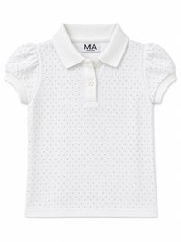 Mia Polo Tshirt - White