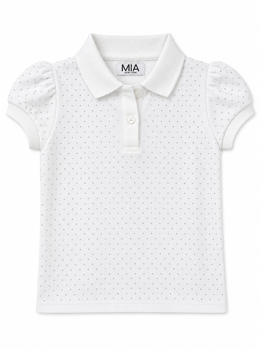 Mia Polo Tshirt - White