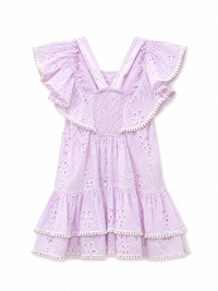 HB Eyelet Dress Lavender