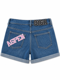 Monkey patch shorts Cuff
