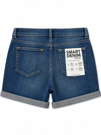 DL1961 Piper Cuffed Short Dark Denim