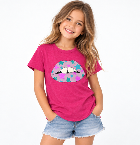 Chaser S/S Crew Star Lips