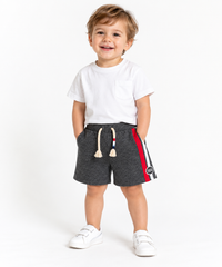 Sol Stripe Short Heat