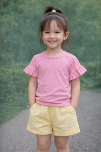 Cozzi ruffle pink