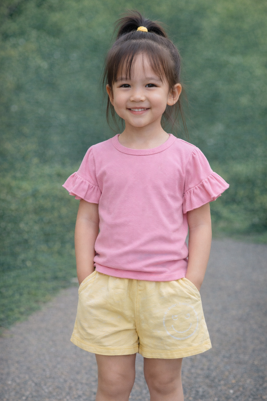 Cozzi ruffle pink