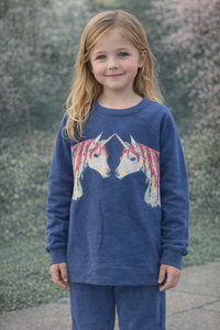 Chaser Cozy Knit Lounge Reflected Unicorn