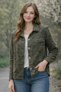Bella Dahl Botton UP Bone Plaid