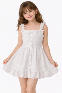 Bella and Nuni Dress white