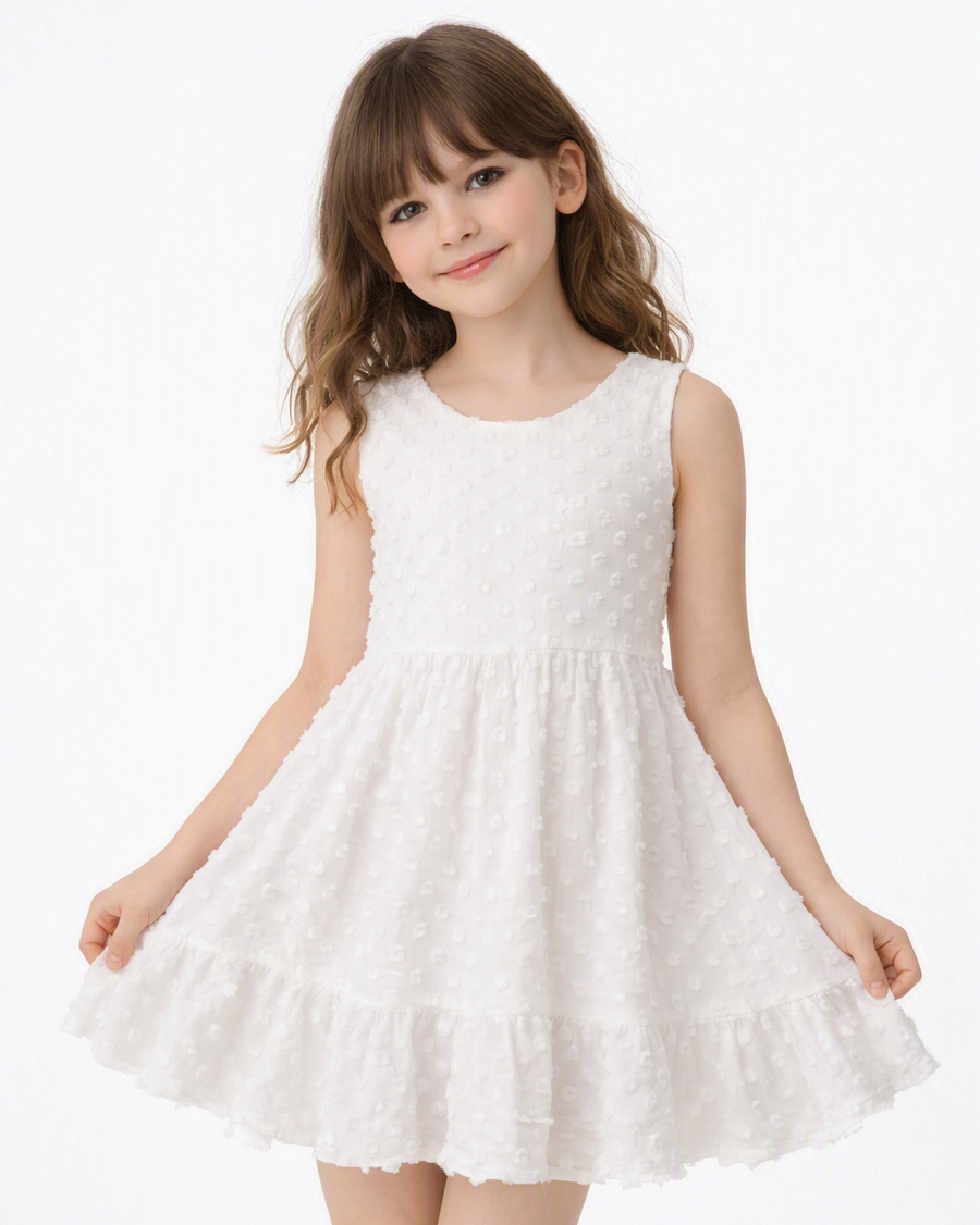Mayoral Swiss Dot Dress 3911 All