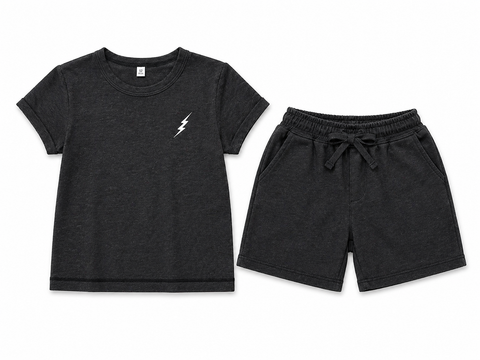 Cozii Short Set in Grey Flash