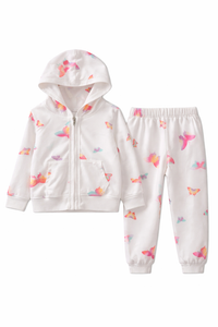 Cozii Hoodie Set White