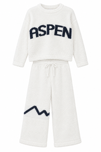 Monkeys Aspen Fuzzy set  White/Navy