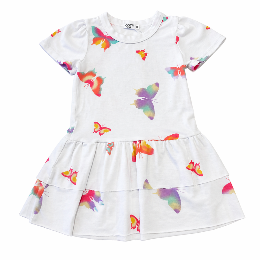 Cozii Dress Pink Butterfly