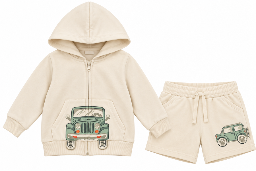 Mayoral Hoodie 1407 all/Mayoral 1222 Short all