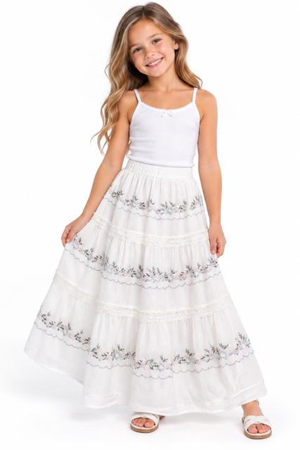 Katie J Junior Allegra Maxi Cream Silver