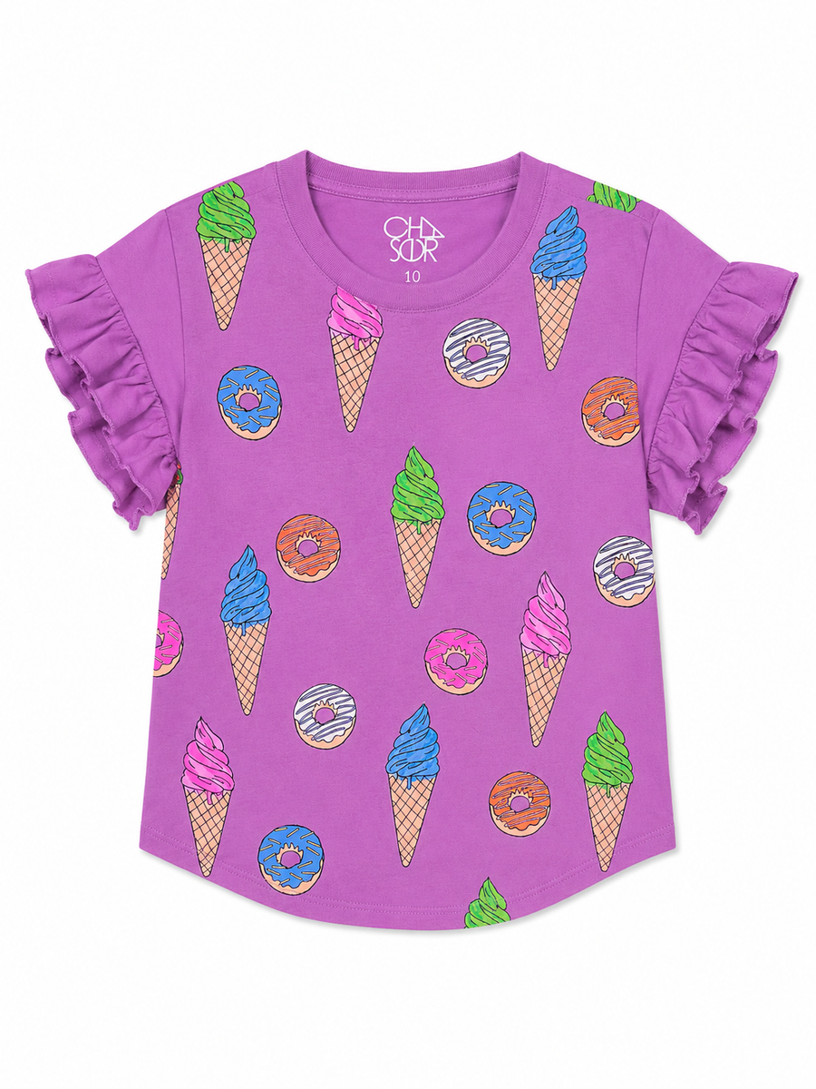 Chaser Ruffle top sweet
