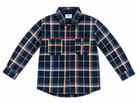 Mayoral 4107 Checked Overshirt Noche