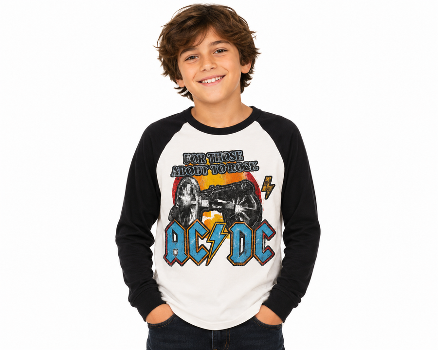 Rowdy Sprouts T ACDC - For Those About To Rock