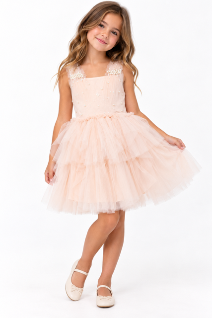 Ooh la la Tutu Dress Amiee Blush