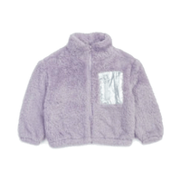 Splendid Faux Sherling Jacket - Light Lilac