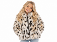 Mia Leopard Fur Jacket