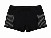 Mia Fringe Short Black