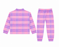 Chaser PO Plaid Set Cotton Candy