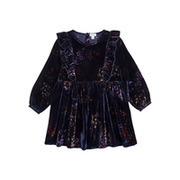 Floral Velvet Dress Eclipse