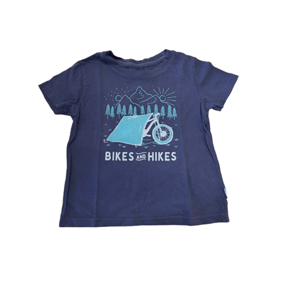 Feather 4 Arrow Bikes & Hikes Tshirt - Navy