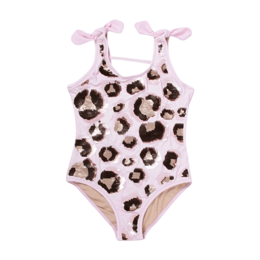 Flip Sequin 1pc - Leopard & Pink