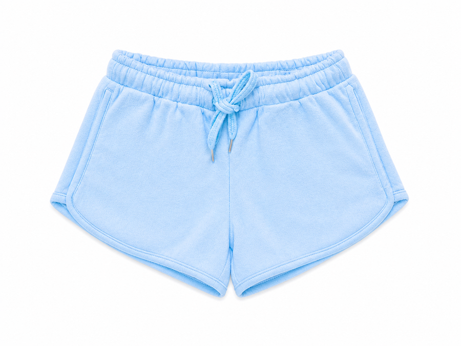Flowers Short Blue
