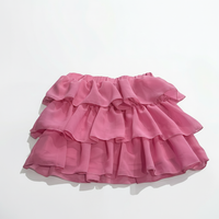 Flowers Skirt Pink