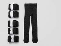 Mayoral Tights Black Sparkle