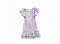 HB Eyelet Dress Lavender