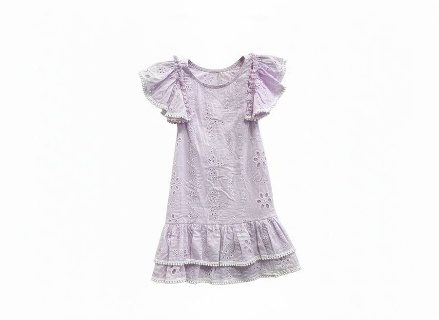 HB Eyelet Dress Lavender