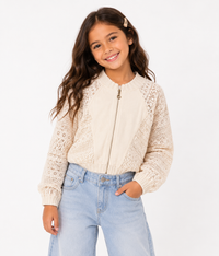 HB Lace Bomber Natural