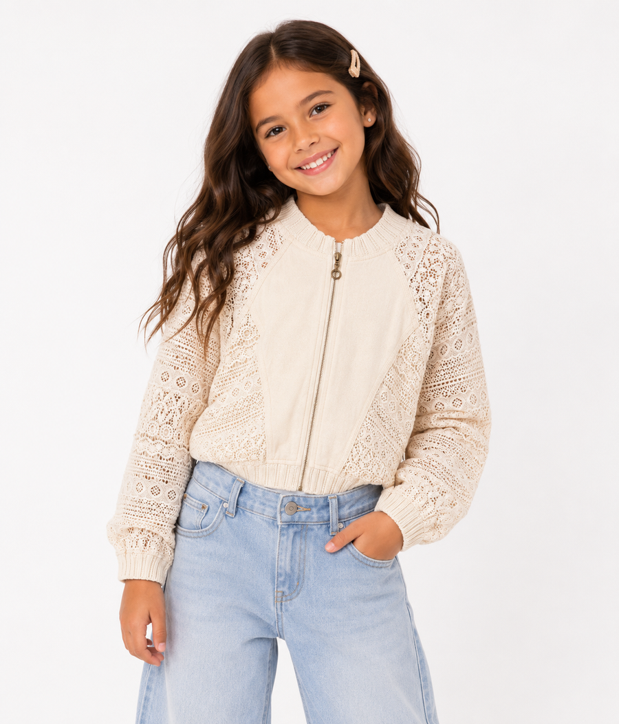 HB Lace Bomber Natural