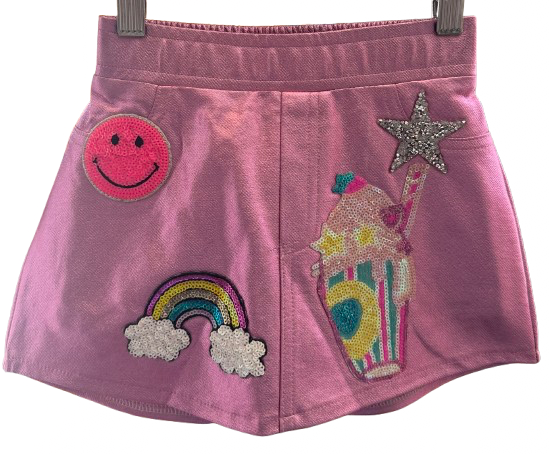 Mia Icon Skirt Pink