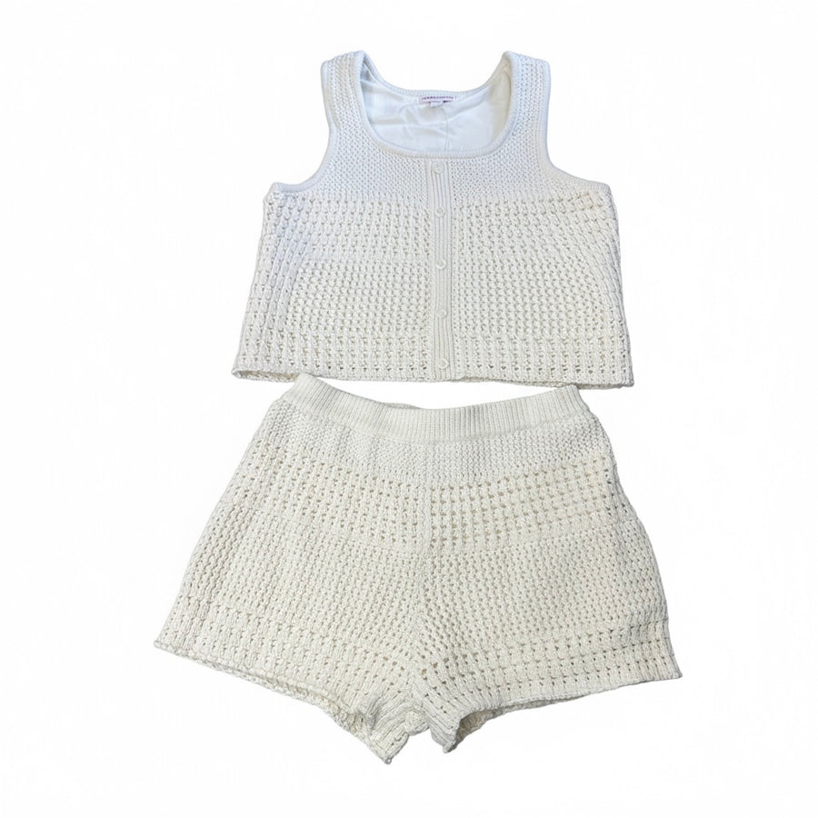 DH Tank/Short Set Vanilla Crochet