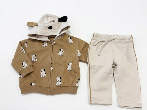 Mayoral 2836 3-Piece Dog Sweat Set Galleta