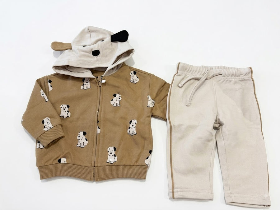 Mayoral 2836 3-Piece Dog Sweat Set Galleta