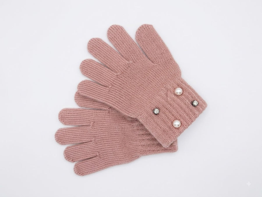 Mayoral 10295 Pearl Knit Gloves All