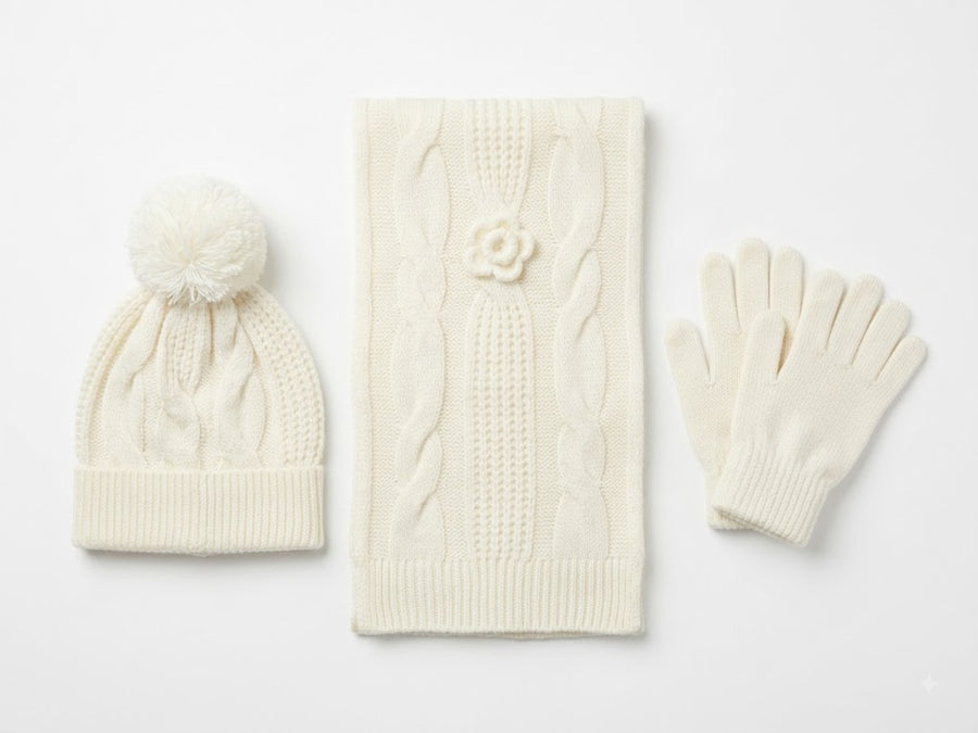 Mayoral 10303 Hat, Glove, Scarf Set Soja